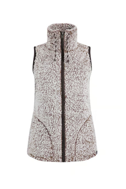 Weird Fish - Raia Cosy Fleece Gilet Bronze