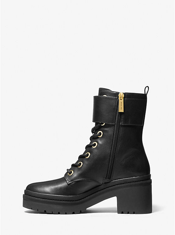 Michael Kors - Rory Leather Combat Boot