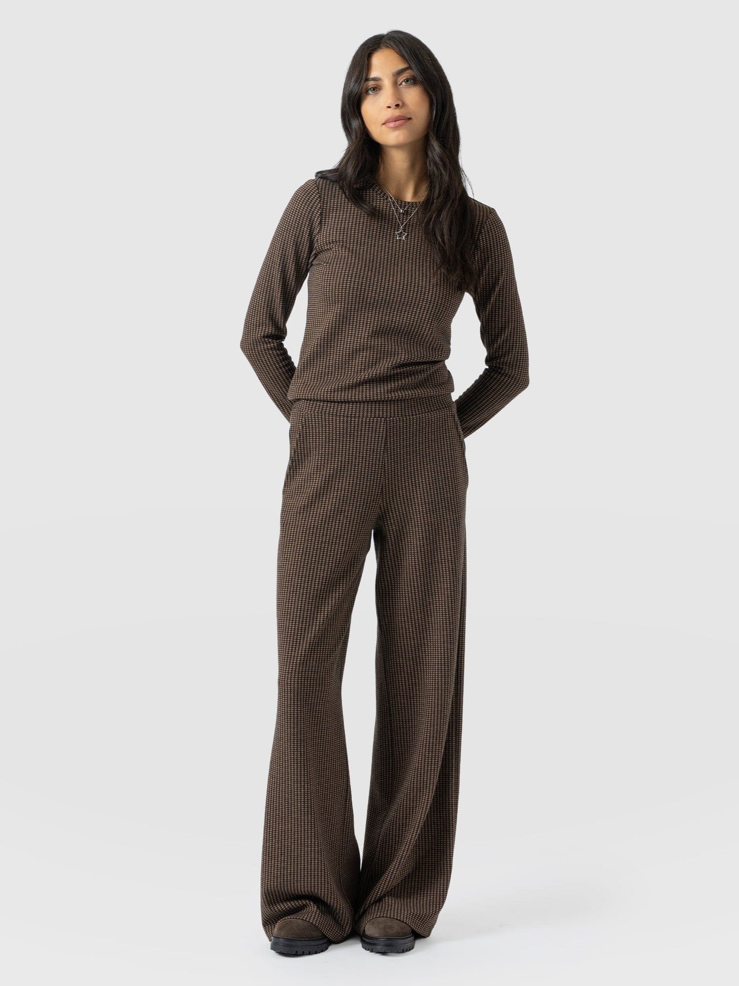 Saint + Sofia - Keller Wide Leg Trouser
