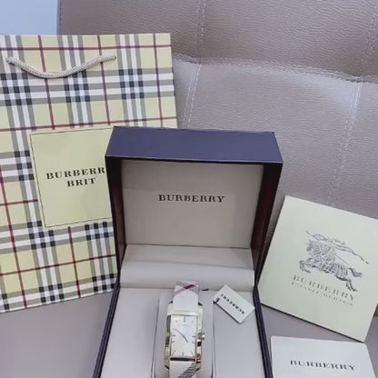 Burberry BU9407 25mm Gold Case Leather Ladies' Watch